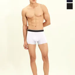 BRIEFLY Pack Of 3 Breathable Trunks- 3PAK-T-NB_WH_BL-picture-37