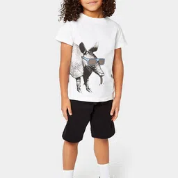 mothercare Boys Printed T-shirt with Shorts-image-28
