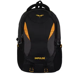Impulse Brand Logo Printed Large Backpack with Compression Straps-26