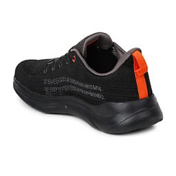 JQR Men SHOOTER 2 Black Mesh Running Shoes image 2