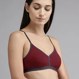 PIBU Pack Of 2 Full Coverage Non Padded Bra With 360 Degree Support image 3