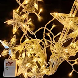 SPARK WORLD Yellow Star Shape String Lights image 3
