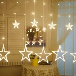 ENORMITY Yellow Star Shape String Lights image 3