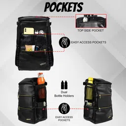 F Gear Tyndall Unisex Textured Backpack with Compression Straps image 5