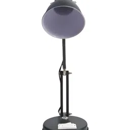SPARK WORLD Black Metal Quirky Bell Shaped Table Lamp image 3