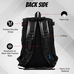 F Gear Tyndall Unisex Textured Backpack with Compression Straps image 2