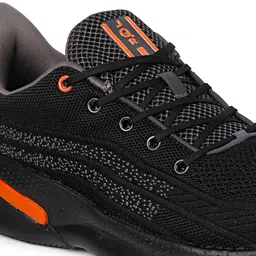 JQR Men SHOOTER 2 Black Mesh Running Shoes image 5
