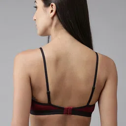 PIBU Pack Of 2 Full Coverage Non Padded Bra With 360 Degree Support image 5