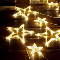 SPARK WORLD Yellow Star Shape String Lights image 5