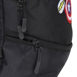 Bewakoof Unisex Black & Red Graphic Printed Backpack image 5