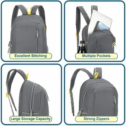 Provogue Unisex Small Backpack image 4