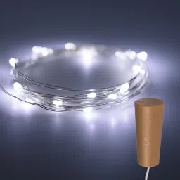 20 LEDs 1.98 m White Steady Water Drop Rice Lights-6