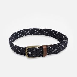 SIMON CARTER LONDON Men Textured Genuine Leather Belt-image-86