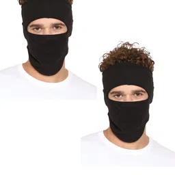 Gajraj Pack Of 2 Cotton Anti Pollution Reusable Adjustable Full Face Masks-46