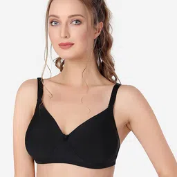 Candour London Black Solid Lightly Padded Bra-picture-25