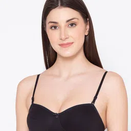GROVERSONS Paris Beauty Women Black Non Padded Non Wired T-shirt Bra-44