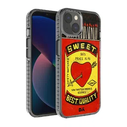 DailyObjects Red & Yellow Printed iPhone 13 Back Case-7