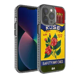 DailyObjects Red & Yellow Printed iPhone 13 Pro Back Case-8