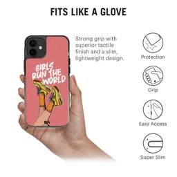 DailyObjects Run The World Printed iPhone 12 Mini Super Slim Back Case image 4