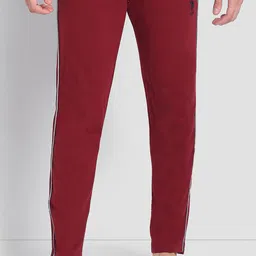 U.S. Polo Assn. Men Mid Rise Lounge Track Pants-image-86