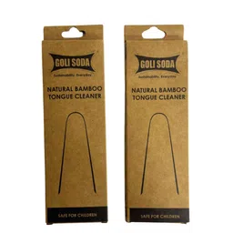 GOLI SODA Set Of 2 Natural Bamboo Tongue Cleaner - Brown-image-46