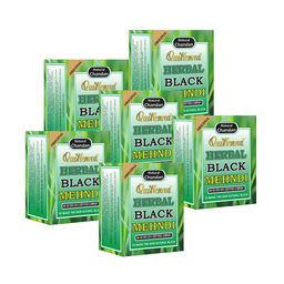 QUIKHENNA Set of 6 Herbal Mehndi Black 390 g-16