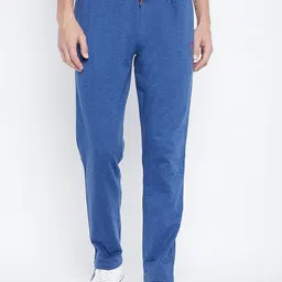 Adobe Men Blue Solid Track Pants-image-23
