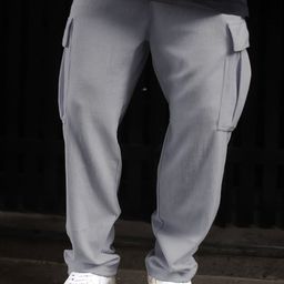 Powerlook Men Relaxed-Fit Cargo Track Pant-image-54