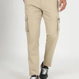 JADE BLUE Men Slim Fit Mid-Rise Pure Cotton Track Pant-image-44