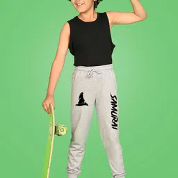 NUSYL Boys  Text Printed Ankle Length Track Pant image 3