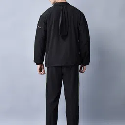 Shiv Naresh Colorblocked Mock-Collar Jacket & Track Pant image 2