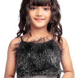 Tiny Kingdom Self Design Fringed Detail Top-picture-14
