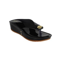 Iconics Black Women Solid Sandals-picture-29