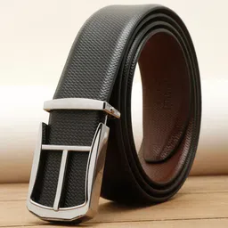 Teakwood Leathers Men Textured Reversible Formal Belt-image-64