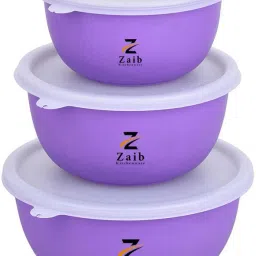 microwave safe steel bowl set with Lid food container serving bowls Pack of 3 Serve Casserole Set-12