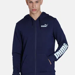 Puma Men Stylized Graphic Printed Cotton Slim Fit Sporty Jacket-image-36