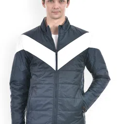 Numero Uno Colourblocked Lightweight Puffer Jacket-image-47
