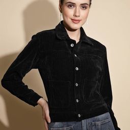 Global Republic Women Suede Lightweight Outdoor Tailored Jacket-picture-48