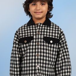 BAESD Boys Checked Lightweight Outdoor Tailored Jacket-image-7