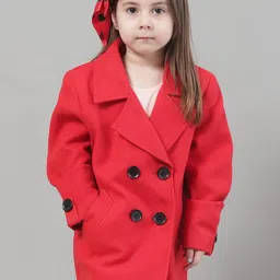 HOUSE OF VEDAS Girls Lightweight Longline Tailored Jacket-image-50