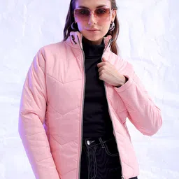 Freehand by The Indian Garage Co Women Pink Outdoor Tailored Jacket-image-83