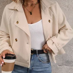 StyleCast Lapel Collar Tailored Jacket-10