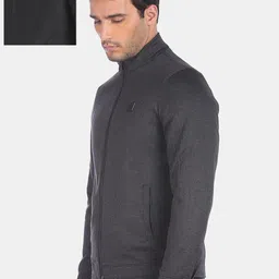 Arrow Sport Men Black Grey Tailored Jacket-picture-48
