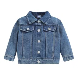 StyleCast Girls Blue Washed Denim Jacket-picture-38