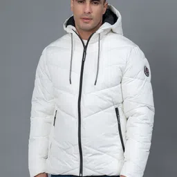 Red Tape Solid Padded Jacket-image-5
