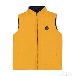 Status Quo Boys Sleeveless Reversablie Padded Jacket-image-91