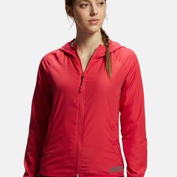 Jockey Relaxed Fit Raglan Styled Water Resistant Hoodie Jacket-image-49
