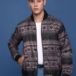 SHOWOFF Men Windcheater Longline Bomber Jacket-picture-9