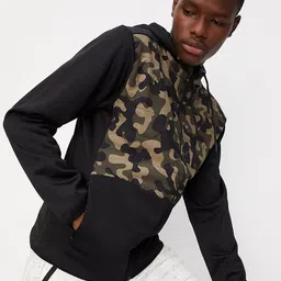 max Camouflage Printed Hooded Bomber Jacket-22
