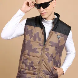 HIGHLANDER Camouflage Printed Puffer Jacket-34